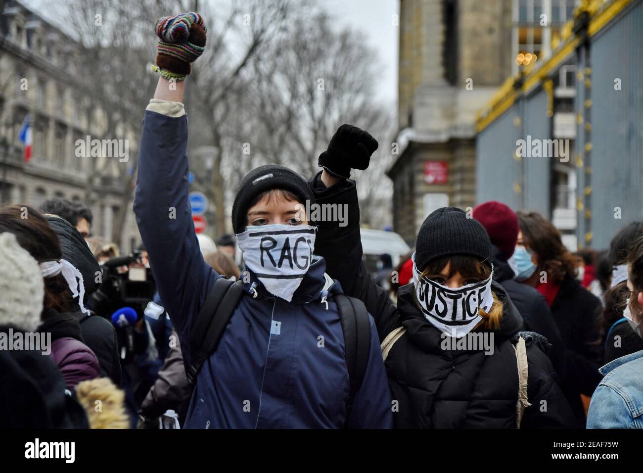 'Justice For Julie’ action in front of the Justice Palace by the
