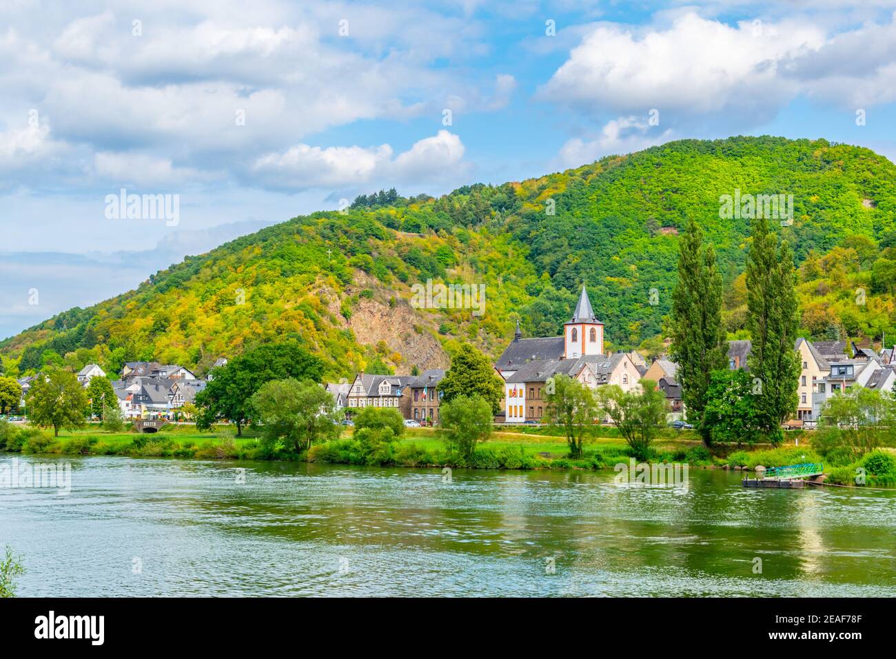 Burgen town in Germany Stock Photo