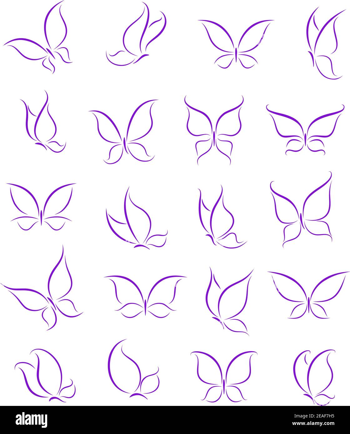 easy butterfly tattoo designs
