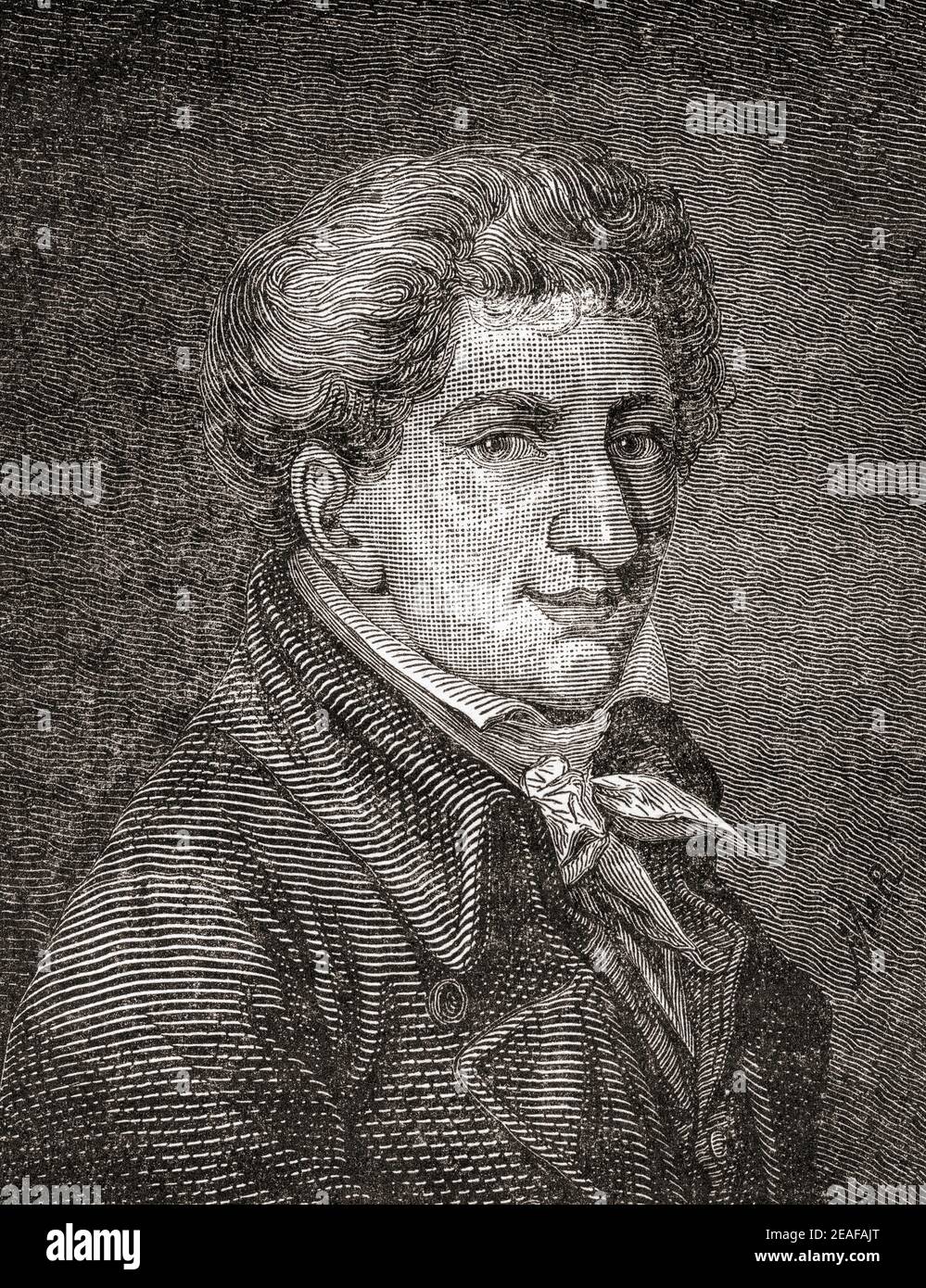 Jean-Baptiste Robert Lindet, 1746 - 1825.  French politician of the Revolutionary period.  From Histoire de la Revolution Francaise Stock Photo