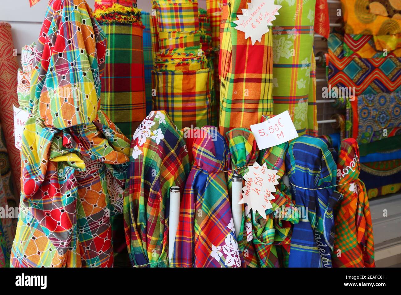 Madras textile hi-res stock photography and images - Alamy