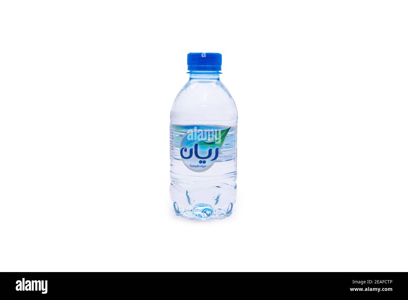 Rayyan natural Water Bottle Pack on isolated background Stock Photo - Alamy