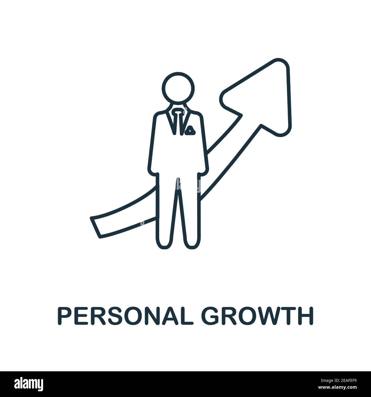 Personal Growth icon. Simple element from business management ...