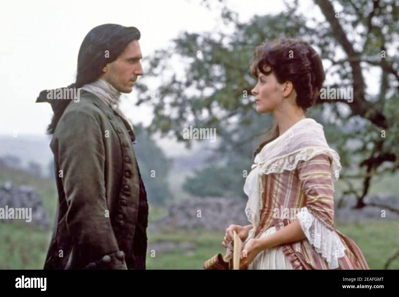 EMILY BRONTË'S WUTHERING HEIGHTS 1992 Paramount Pictures film with Ralph Fiennes and Juliette Binoche Stock Photo