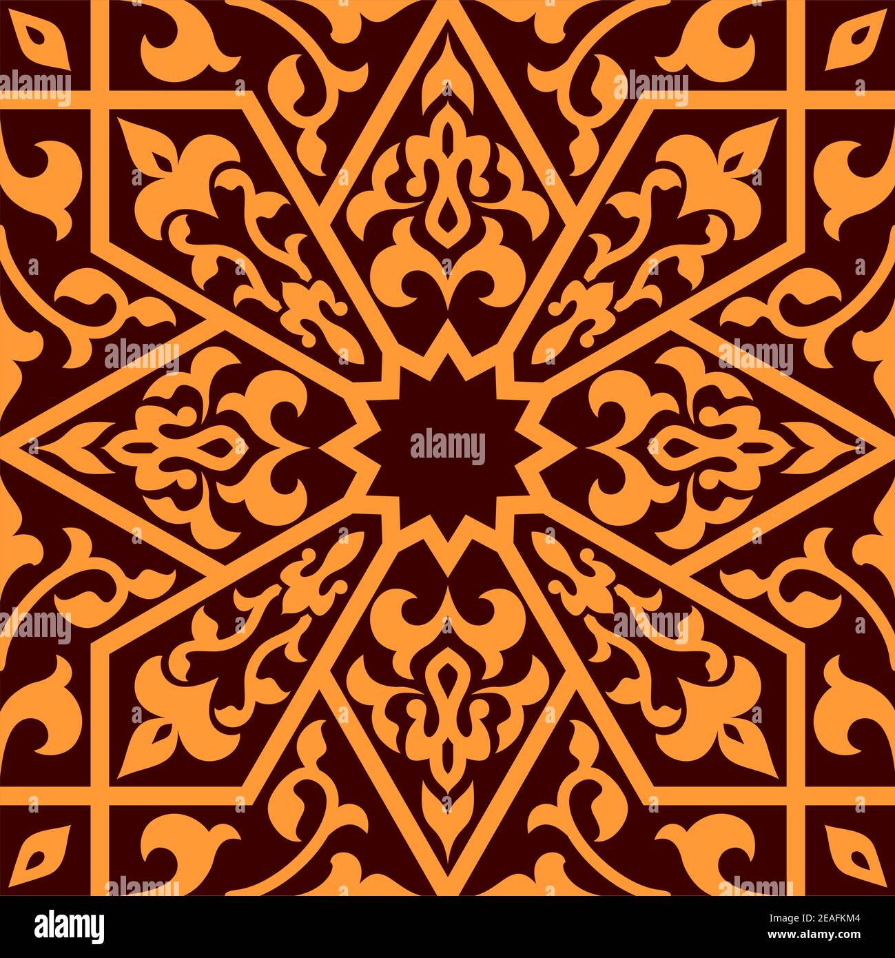 Arabian eastern seamless ornament for background design Stock Vector ...