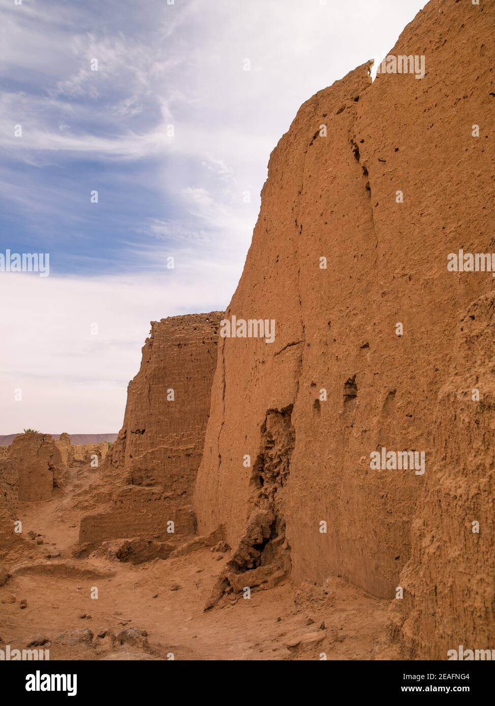 The ancient city, Fezzan, Germa, Libya Stock Photo
