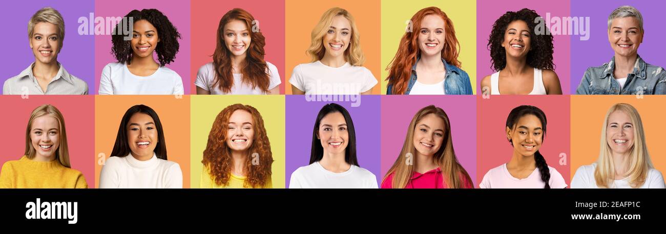Cheerful different ages people hi-res stock photography and images - Alamy