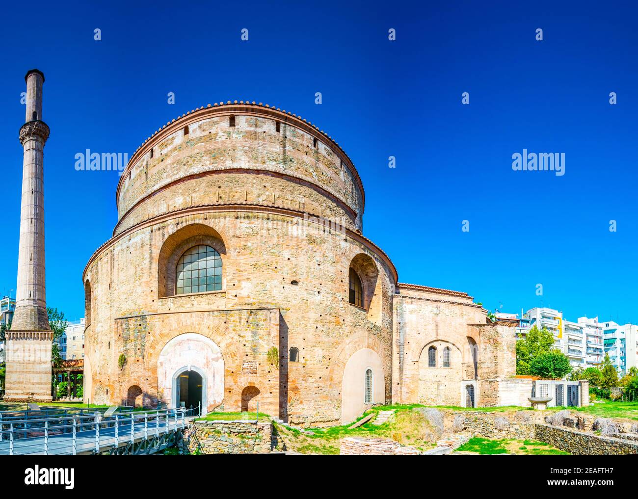 Rotunda of Galerius in Thessaloniki, Greece Stock Photo