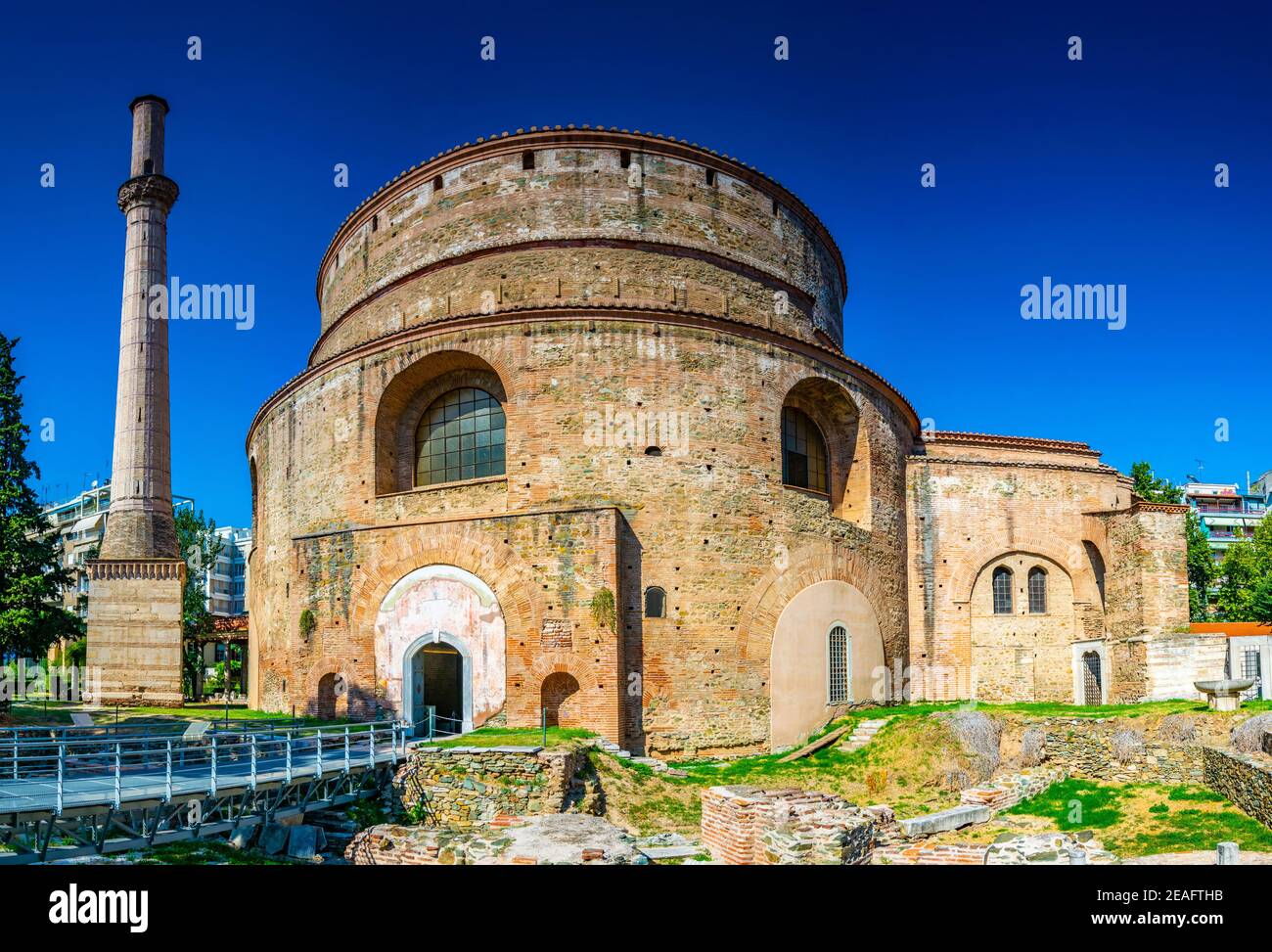 Rotunda of Galerius in Thessaloniki, Greece Stock Photo