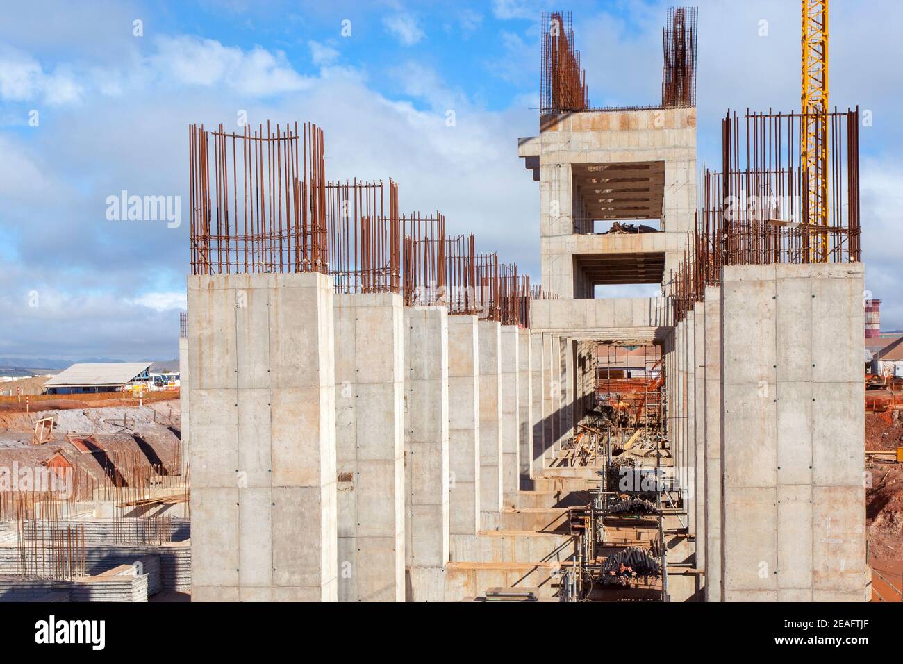 Building construction site Stock Photo - Alamy