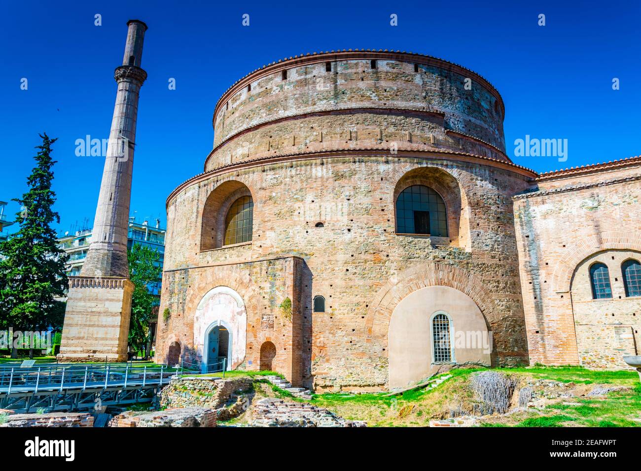 Rotunda of Galerius in Thessaloniki, Greece Stock Photo