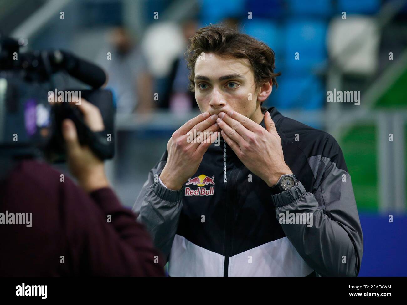 Athletics - World Athletics Indoor Tour - Arena Stade Couvert, Lievin,  France - February 9, 2021 Sweden's Armand Duplantis poses before the men's  pole vault REUTERS/Pascal Rossignol Stock Photo - Alamy