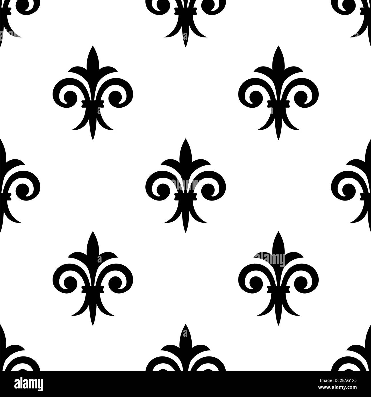 Fleur de lys seamless pattern background for any medieval design or  wallpaper Stock Vector Image & Art - Alamy