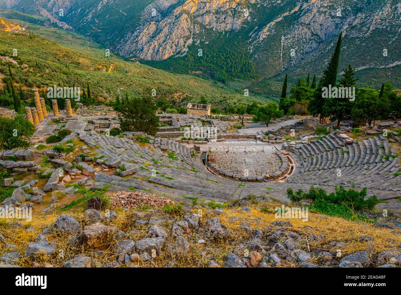 Delphi Greece Amphitheater Archaeological Greek Hi Res Stock Photography And Images Alamy