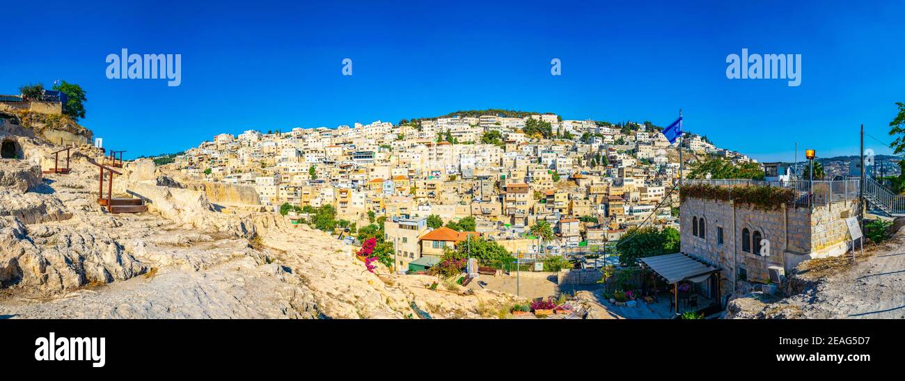 Aerial view of Jerusalem from the city of David, Israel Stock Photo - Alamy