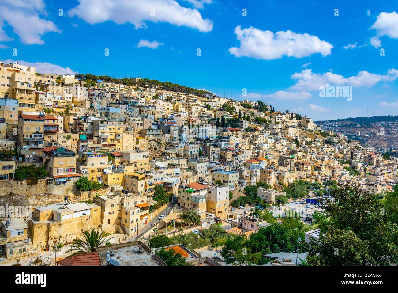 Aerial view of Jerusalem from the city of David, Israel Stock Photo - Alamy