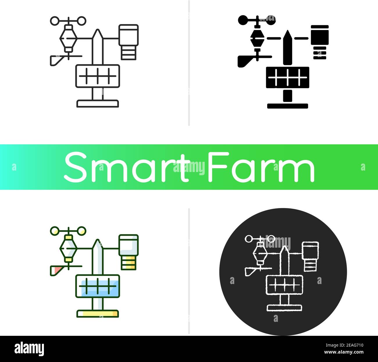 Weather stations icon Stock Vector