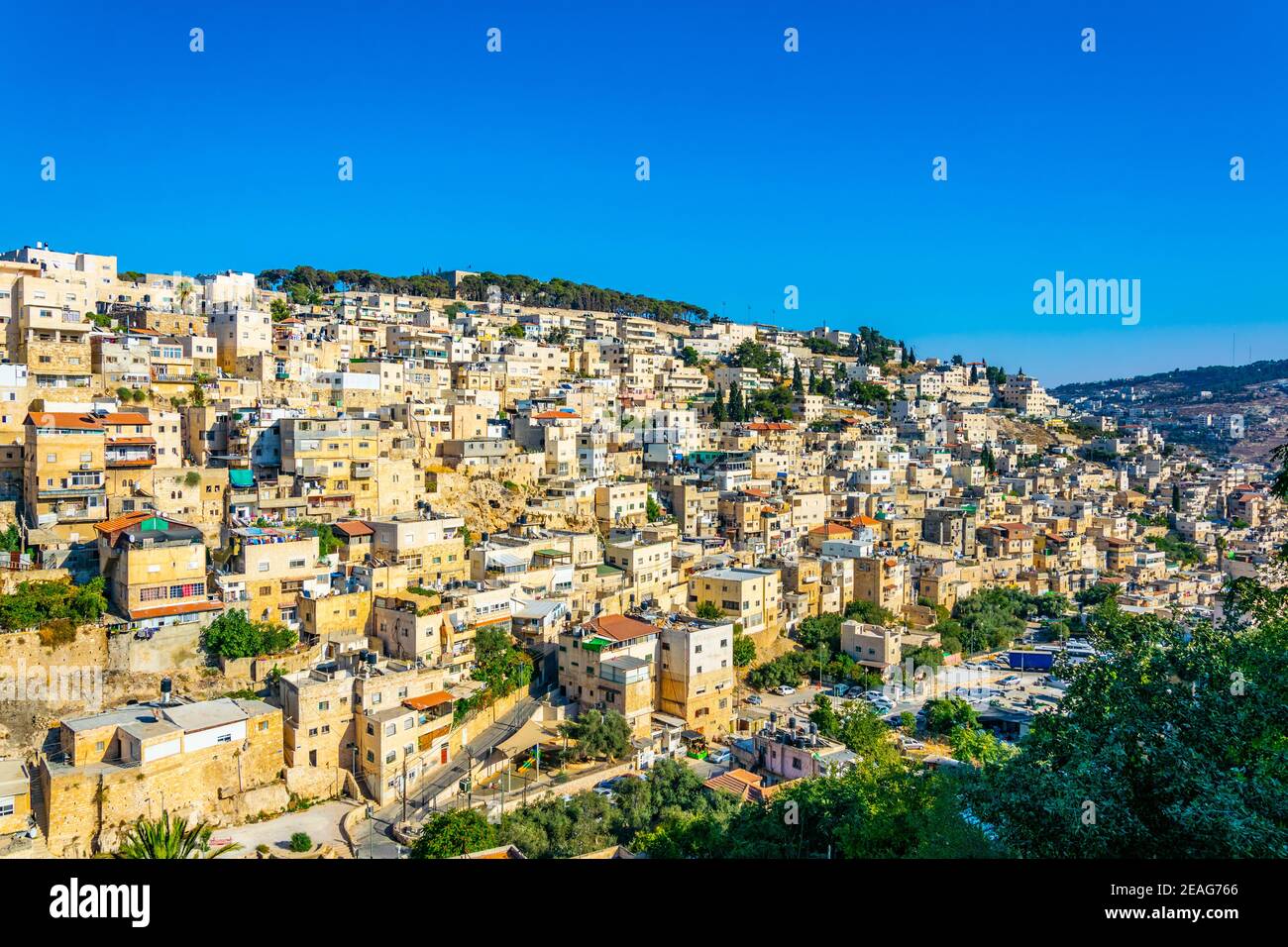 Aerial view of Jerusalem from the city of David, Israel Stock Photo - Alamy