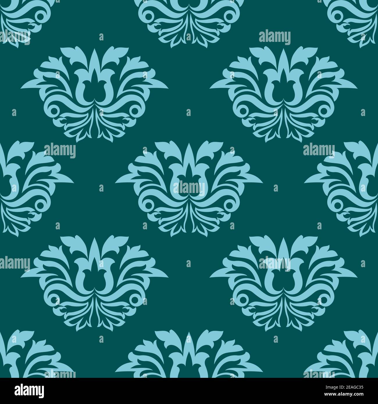 blue damask background