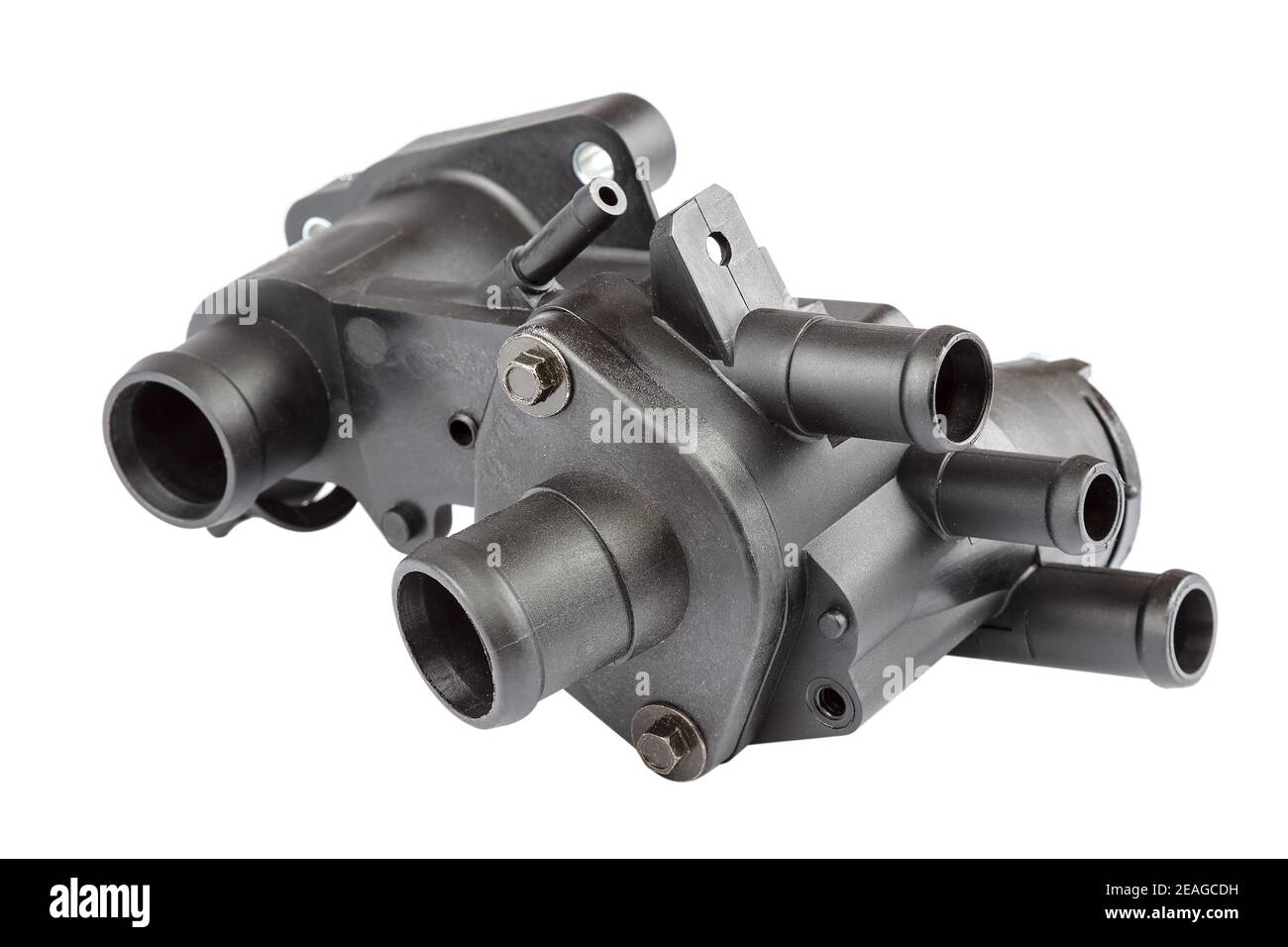 Thermostat housing and the engine temperature sensor of the car