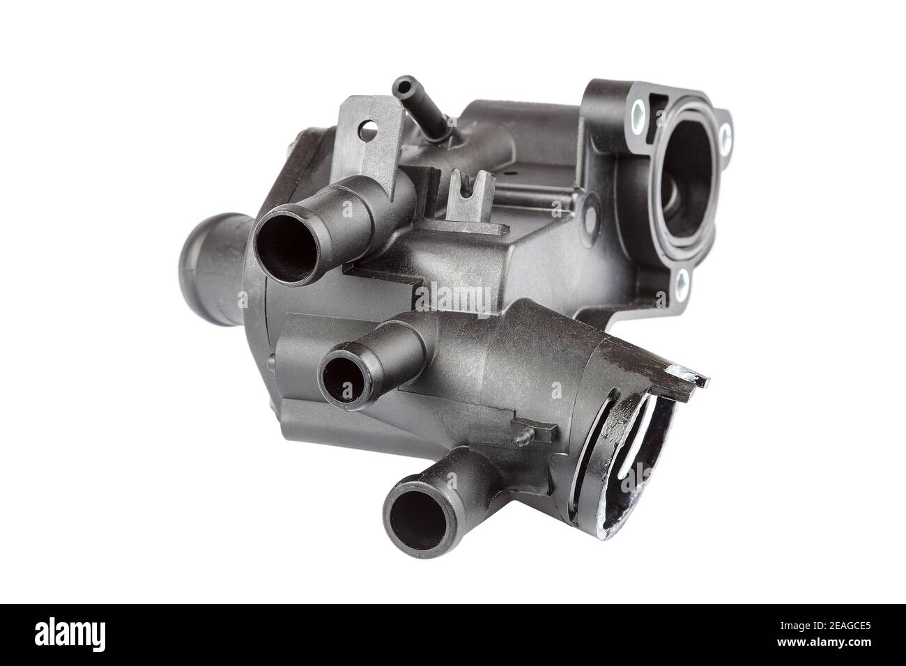 Thermostat housing and the engine temperature sensor of the car