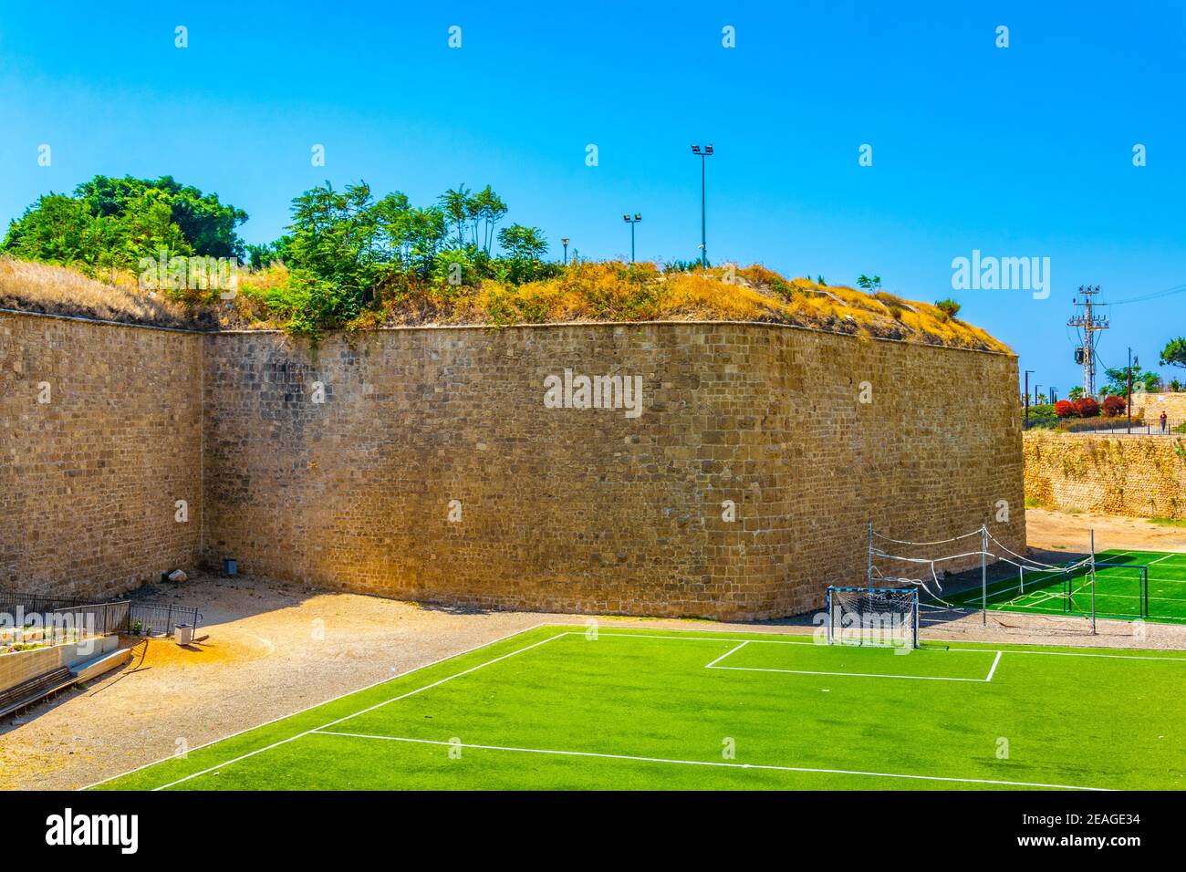 Old fortification of Acre/Akko in Israel Stock Photo