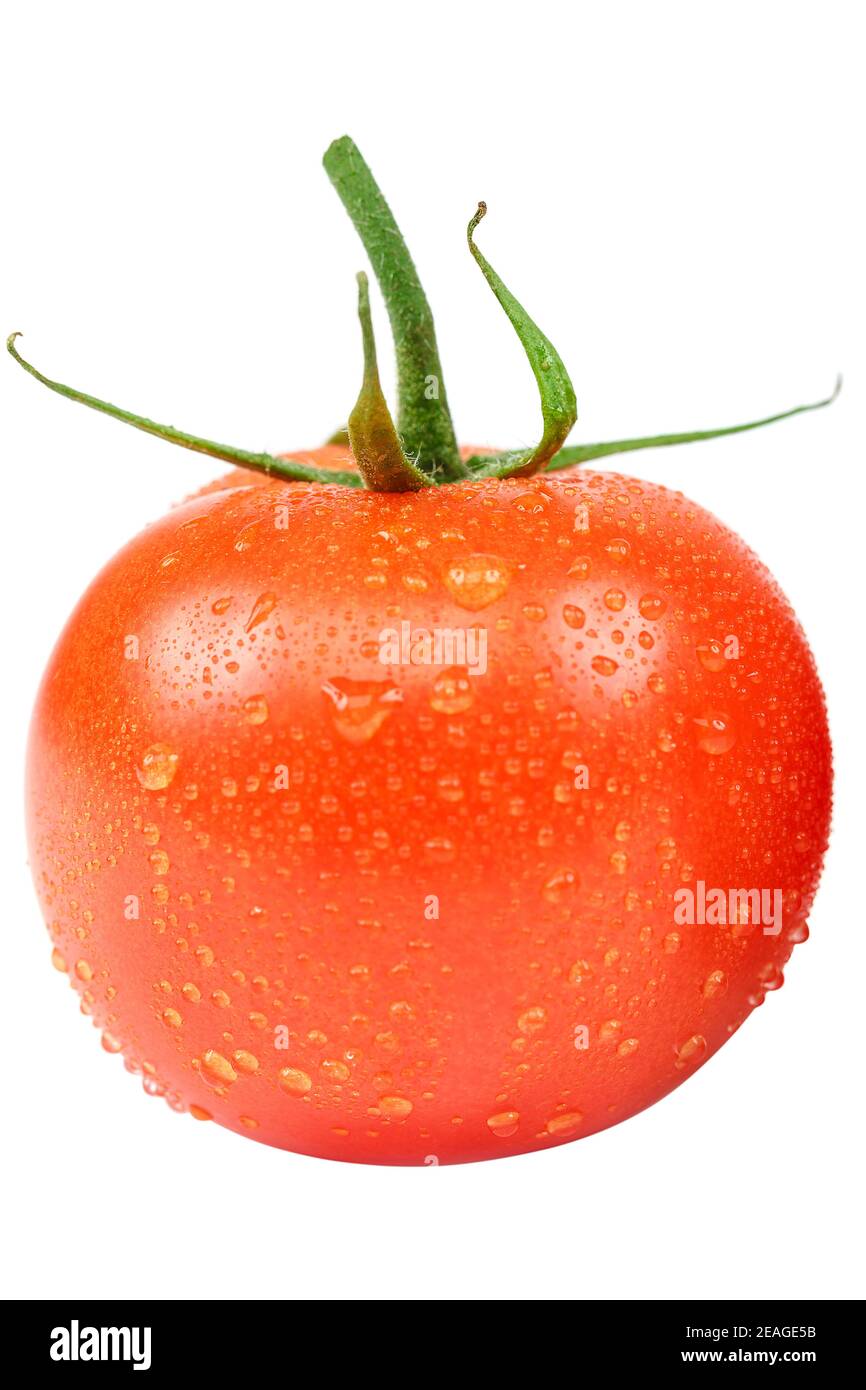 Fresh red tomatoes isolated on white background Stock Photo - Alamy