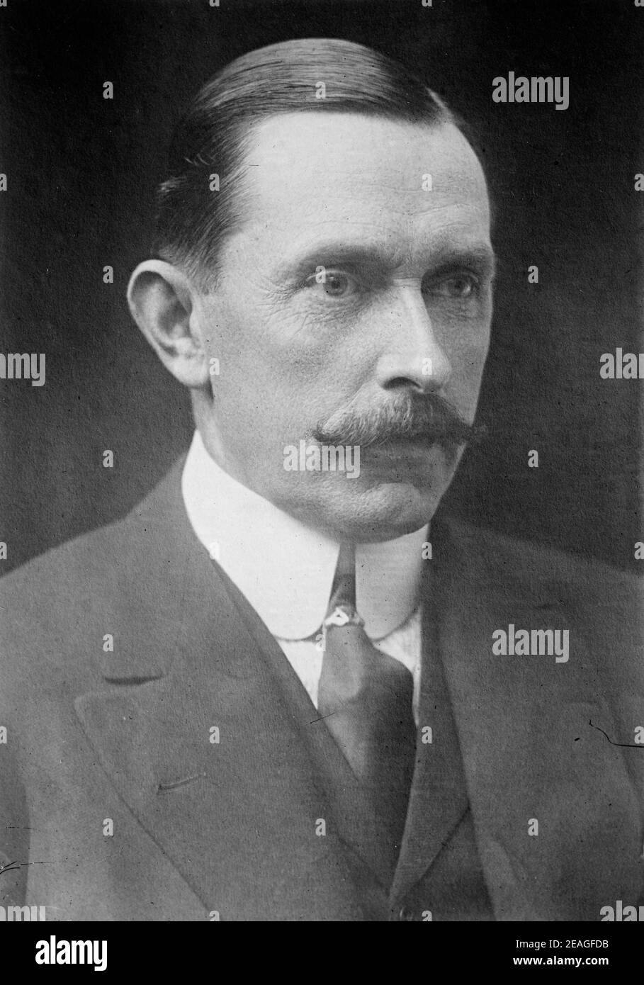 Colonel Wilfrid William Ashley, 1st Baron Mount Temple, (1867 – 1939) British soldier and Conservative politician. He served as Minister of Transport between 1924 and 1929 Stock Photo