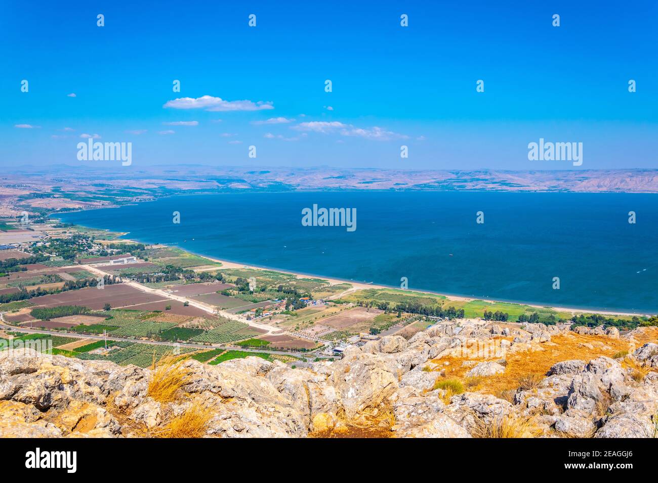 Aerial view of the sea of galilee hi-res stock photography and images ...