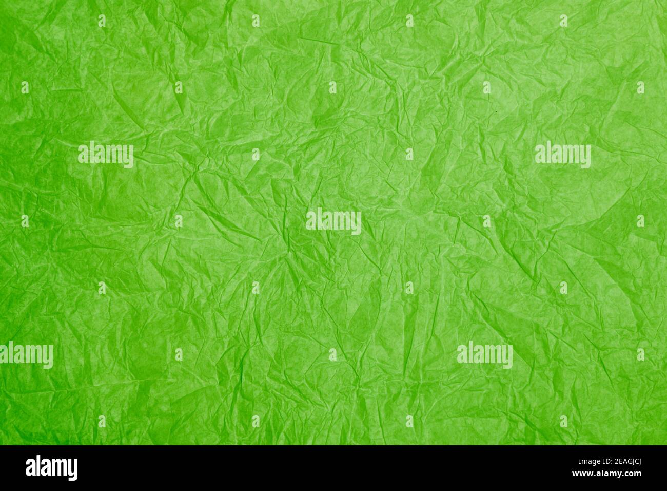 Old crumpled green paper background texture Stock Photo