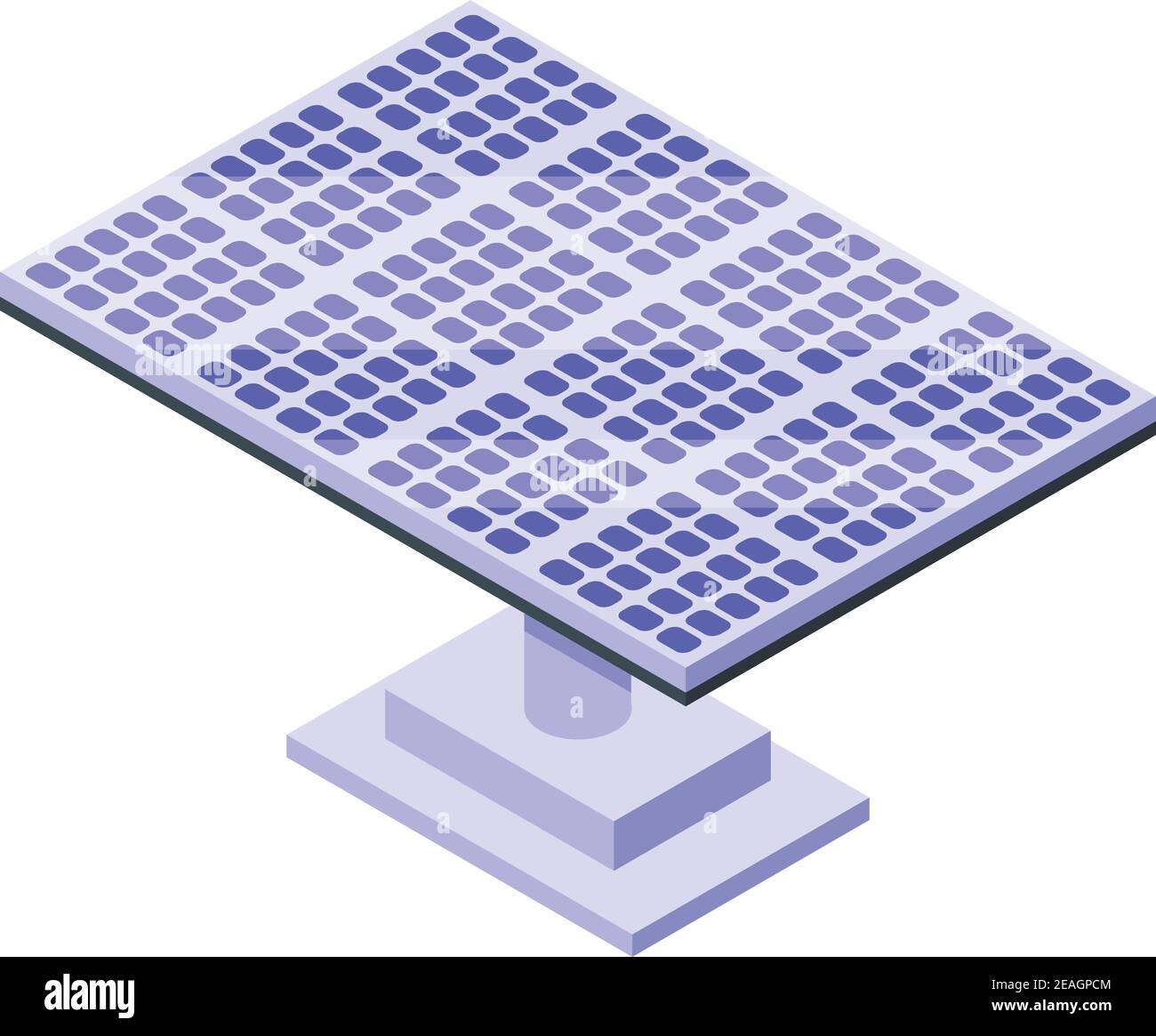 Solar panel icon. Isometric of solar panel vector icon for web design ...