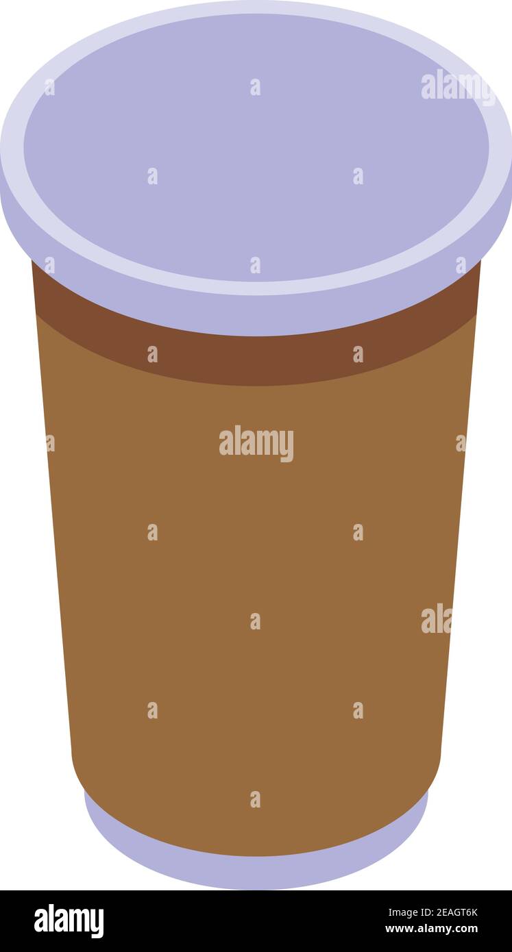 Eco glass icon. Isometric of eco glass vector icon for web design ...