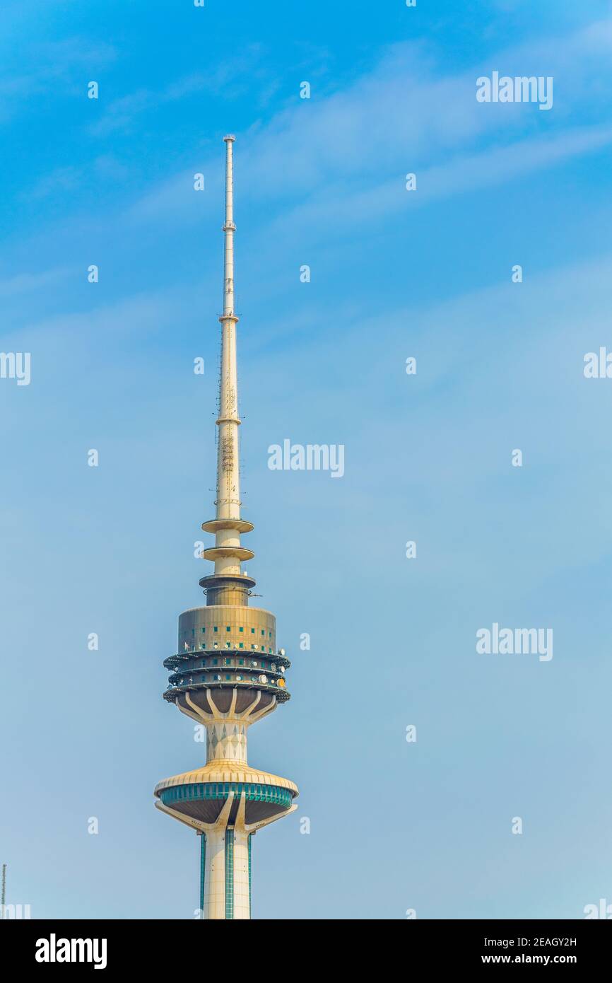 Detail view of the Liberation tower in Kuwait Stock Photo - Alamy