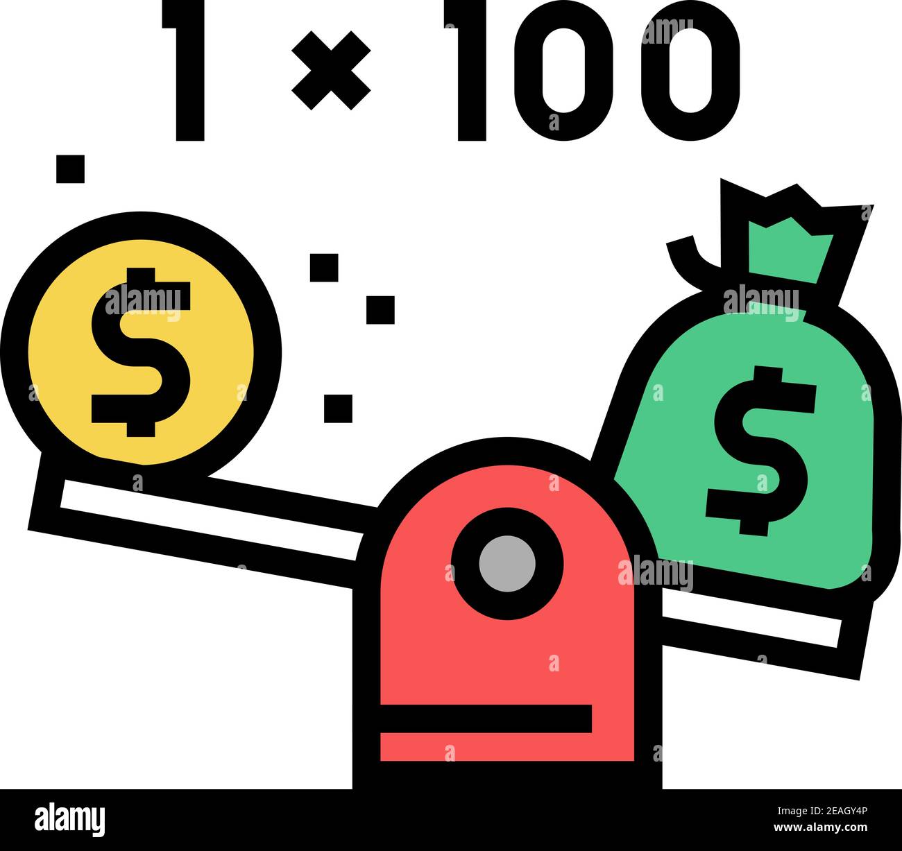 leverage help color icon vector illustration Stock Vector Image & Art ...