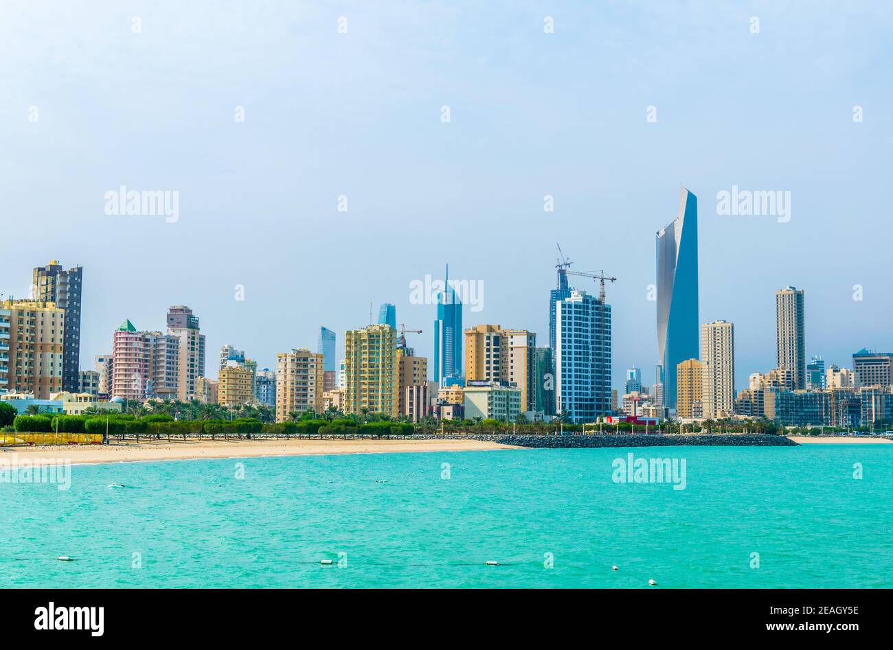 Skyline of Kuwait Stock Photo - Alamy