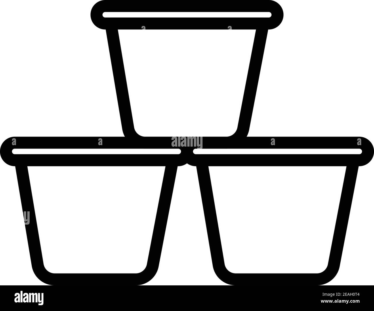 Roasted coffee pods icon. Outline roasted coffee pods vector icon for