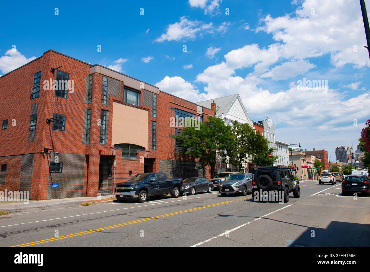 Historic commercial buildings at Cambridge Street at Sciarappa Street