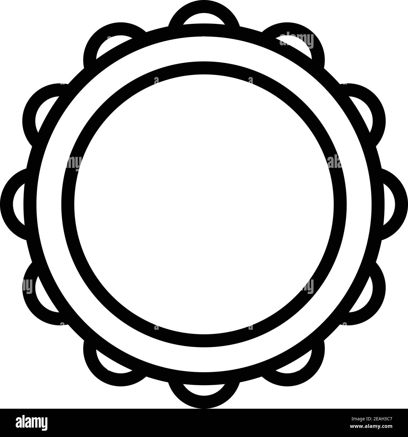 Drum art icon. Outline drum art vector icon for web design isolated on ...