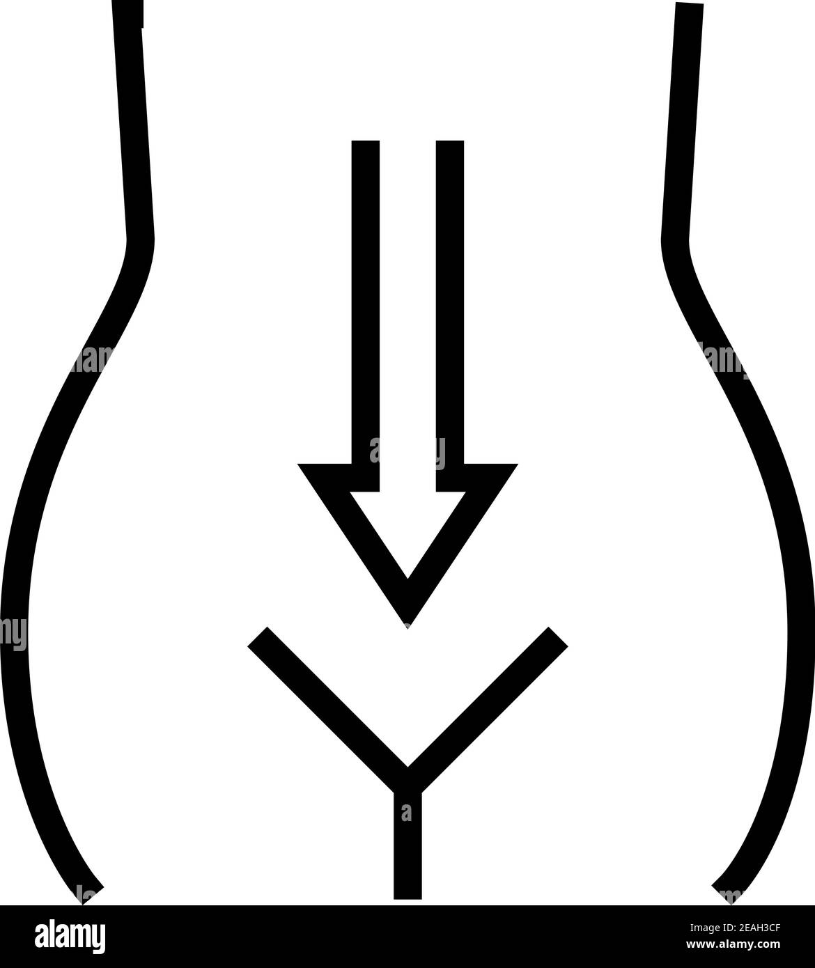 digestion system line icon vector illustration Stock Vector Image & Art ...