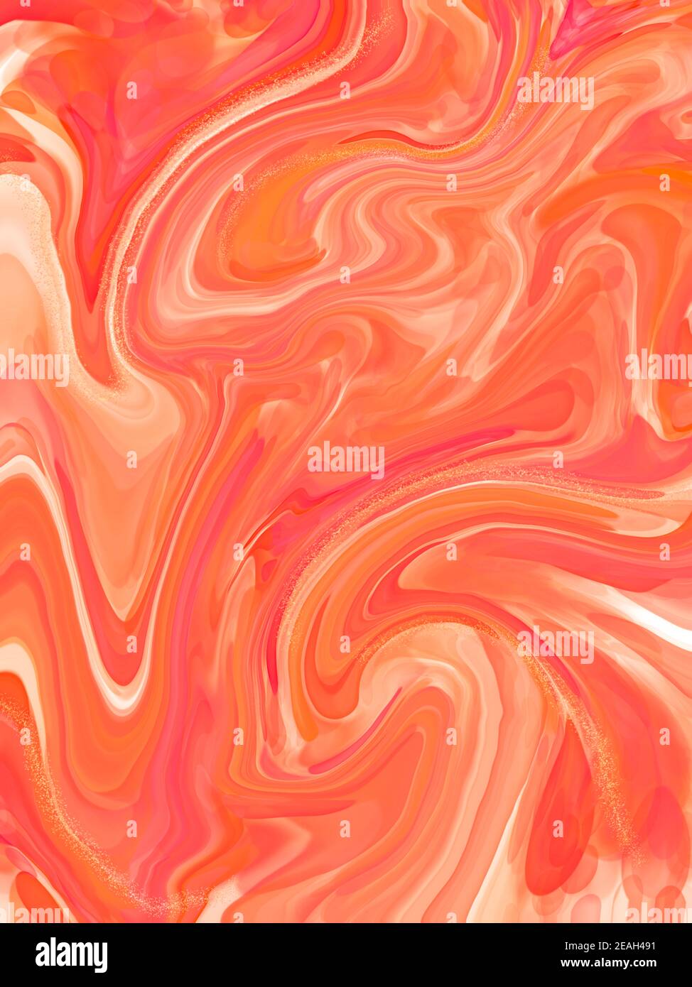 Digital drawing of liquid marble paper texture mimicking stone with