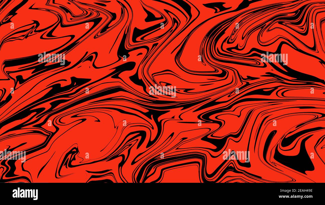 Abstract background with curved lines in color red, texture with wavy ...