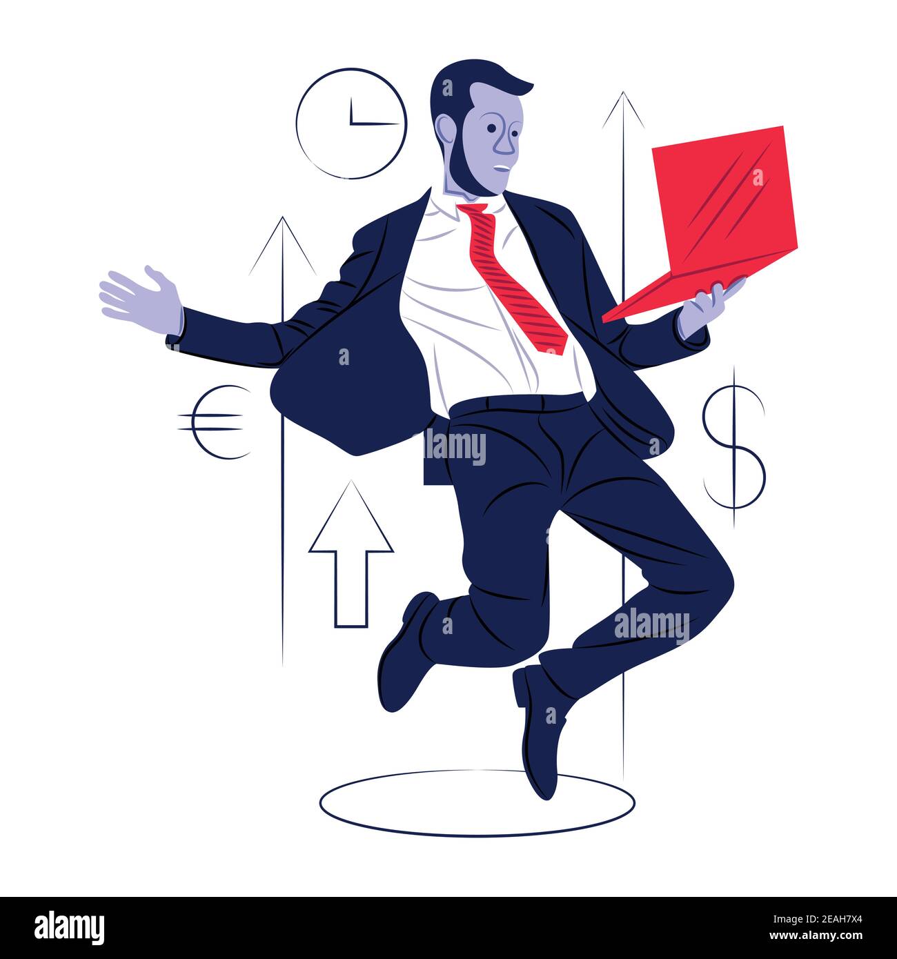 Vector man in shadow of sharp lines style Stock Vector Image & Art - Alamy