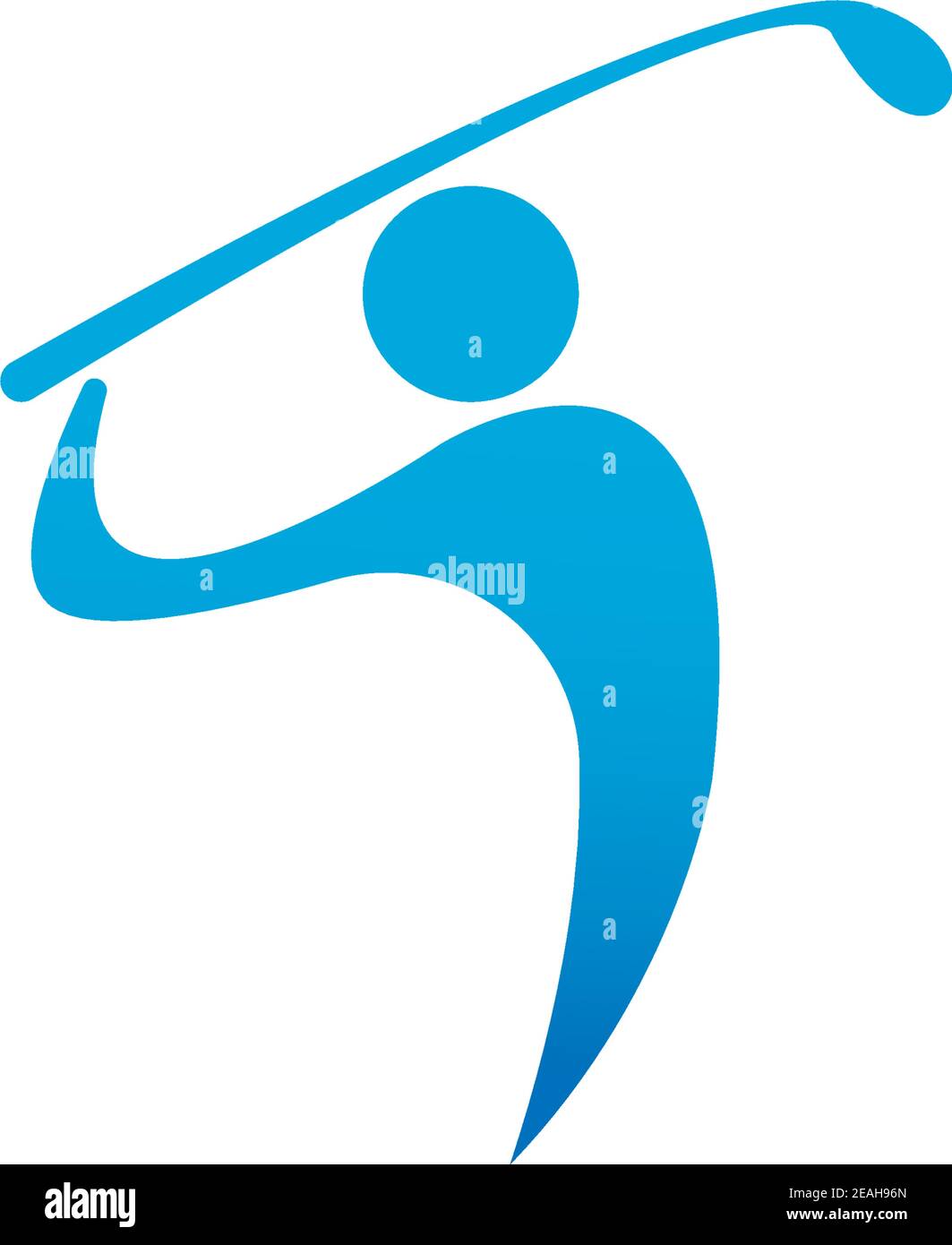 Golf logo icon template creative design illustration vector Stock Vector