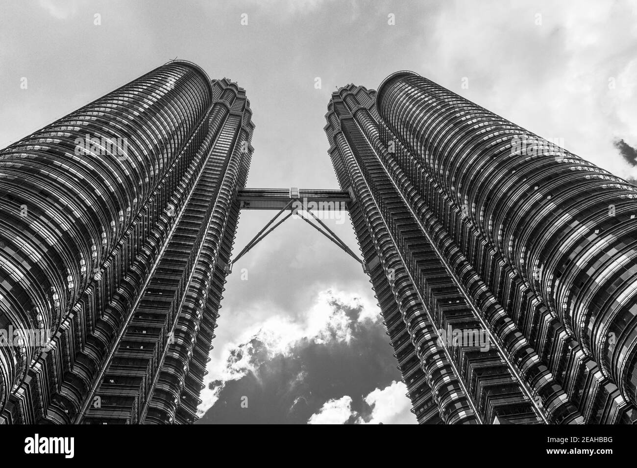 Twin towers Black and White Stock Photos & Images - Alamy