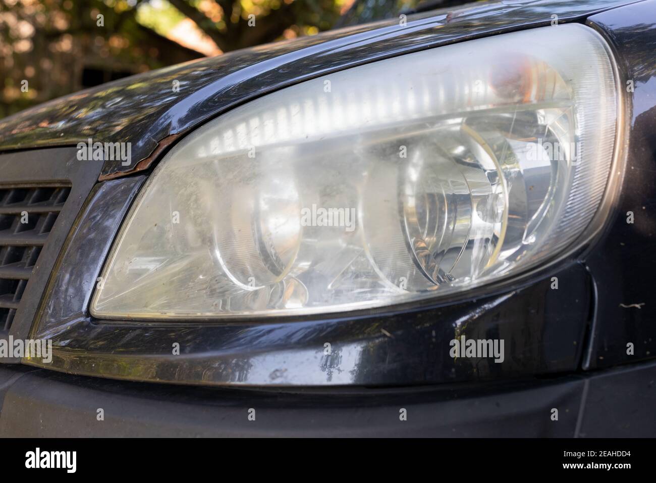 Car xenon headlights hi-res stock photography and images - Alamy