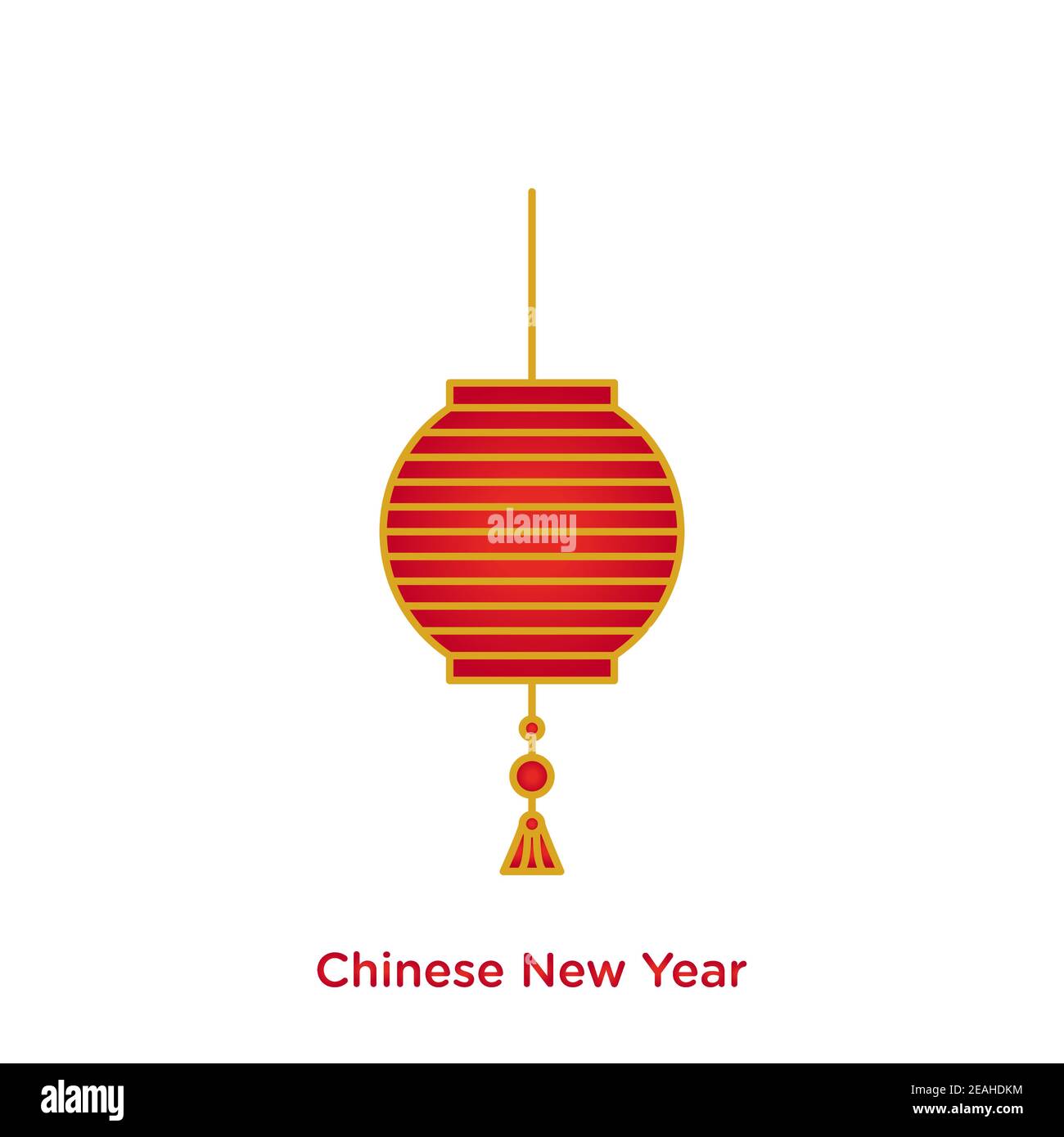 chinese new year. lantern vector illustration Stock Vector Image & Art ...