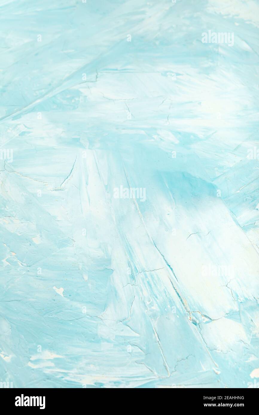 Blue painted plaster texture as a background Stock Photo