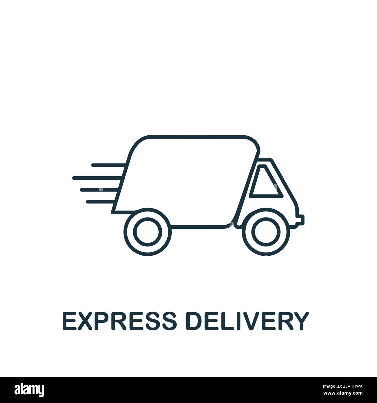 Express Delivery icon. Simple element from delivery collection. Creative Express  Delivery icon for web design, templates, infographics and more Stock Vector  Image & Art - Alamy