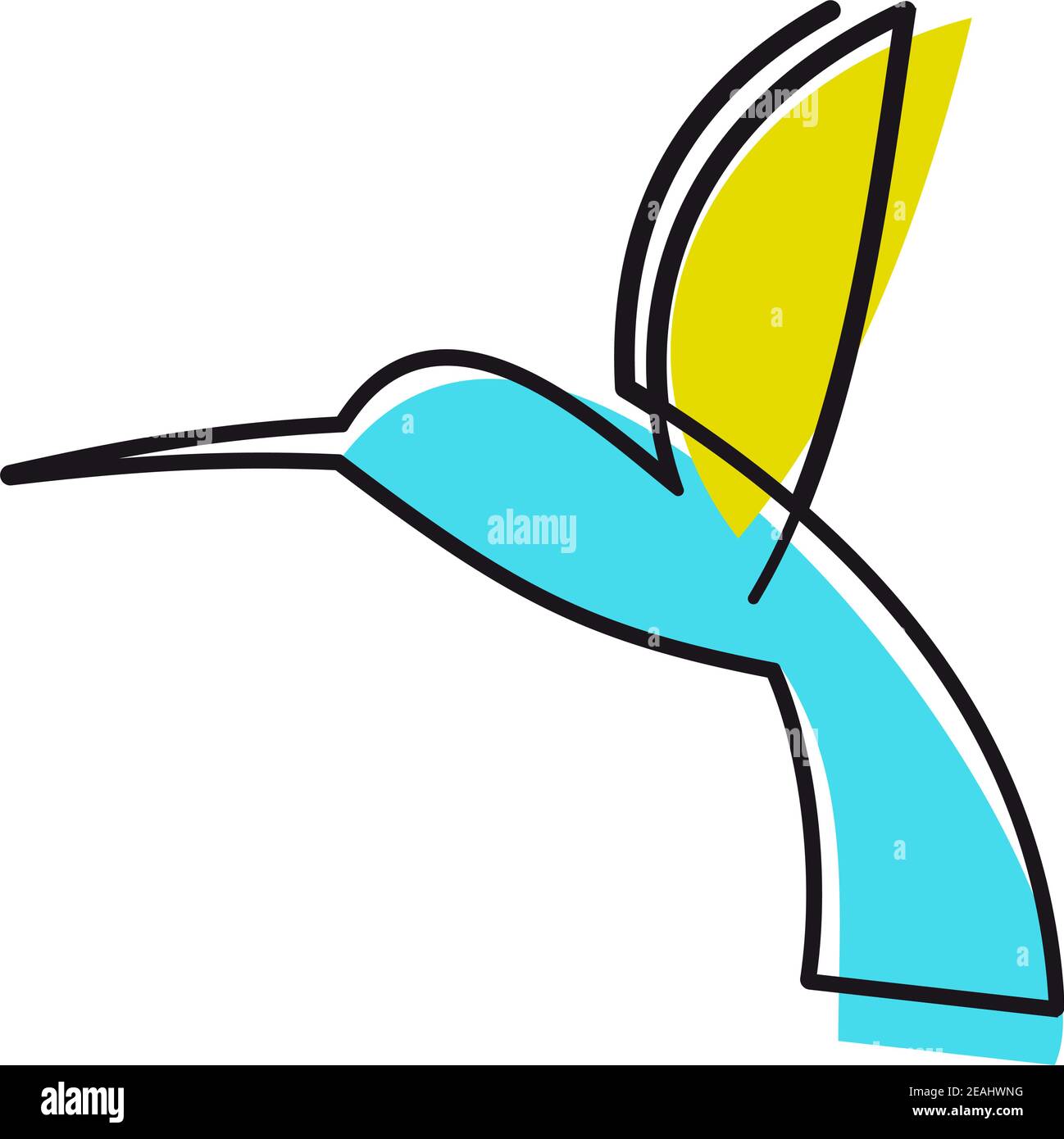 Raised wing Stock Vector Images - Alamy