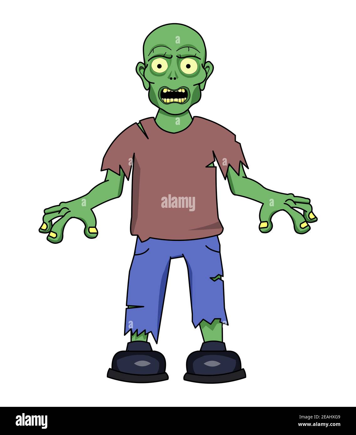 Scared man walking Cut Out Stock Images & Pictures Alamy